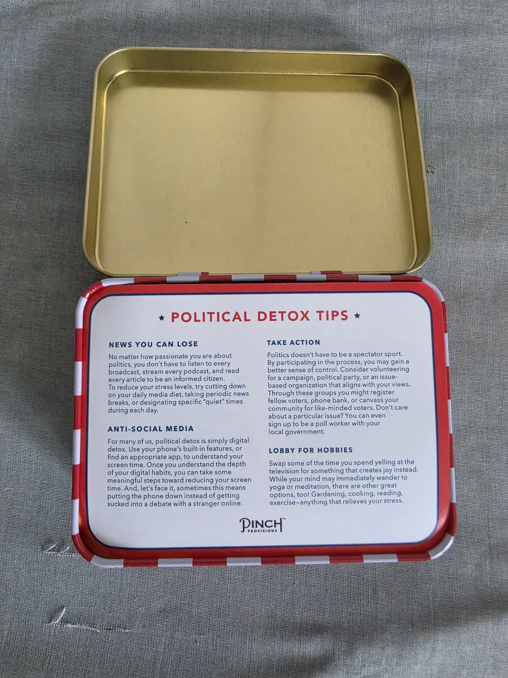 Barnes & Noble Election Year Survival Kit - Navy, Red, White, Gold